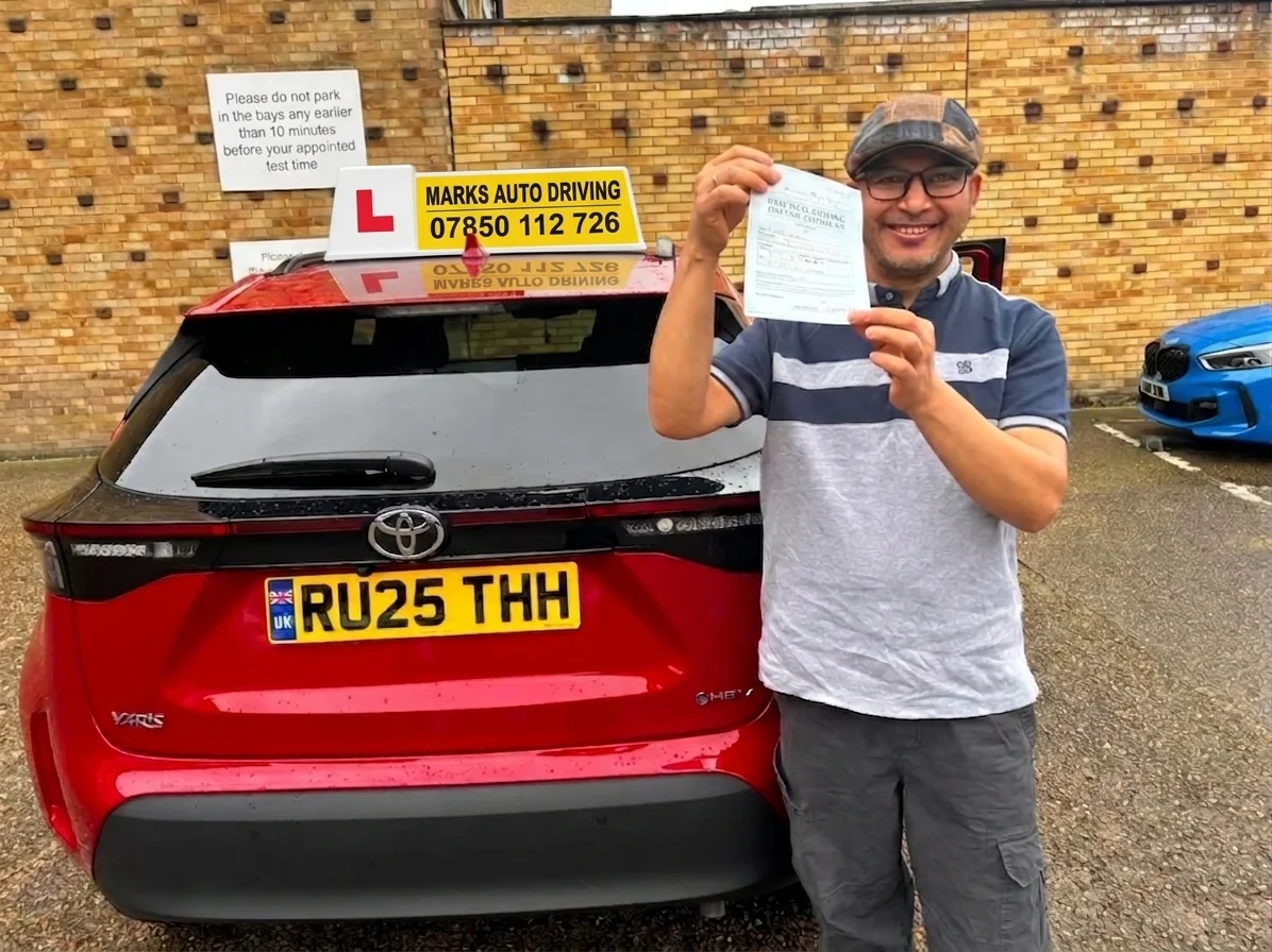Noah who passed their driving test in Dagenham