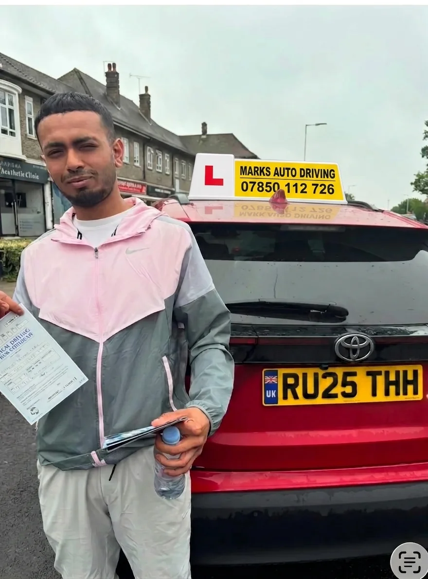 William who passed their driving test in Ilford