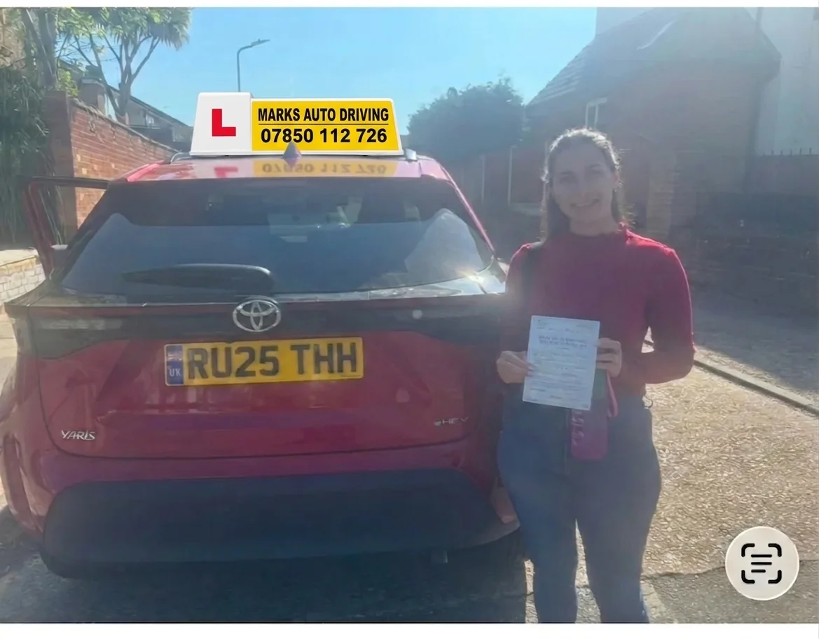 Lucas who passed their driving test in Brentwood