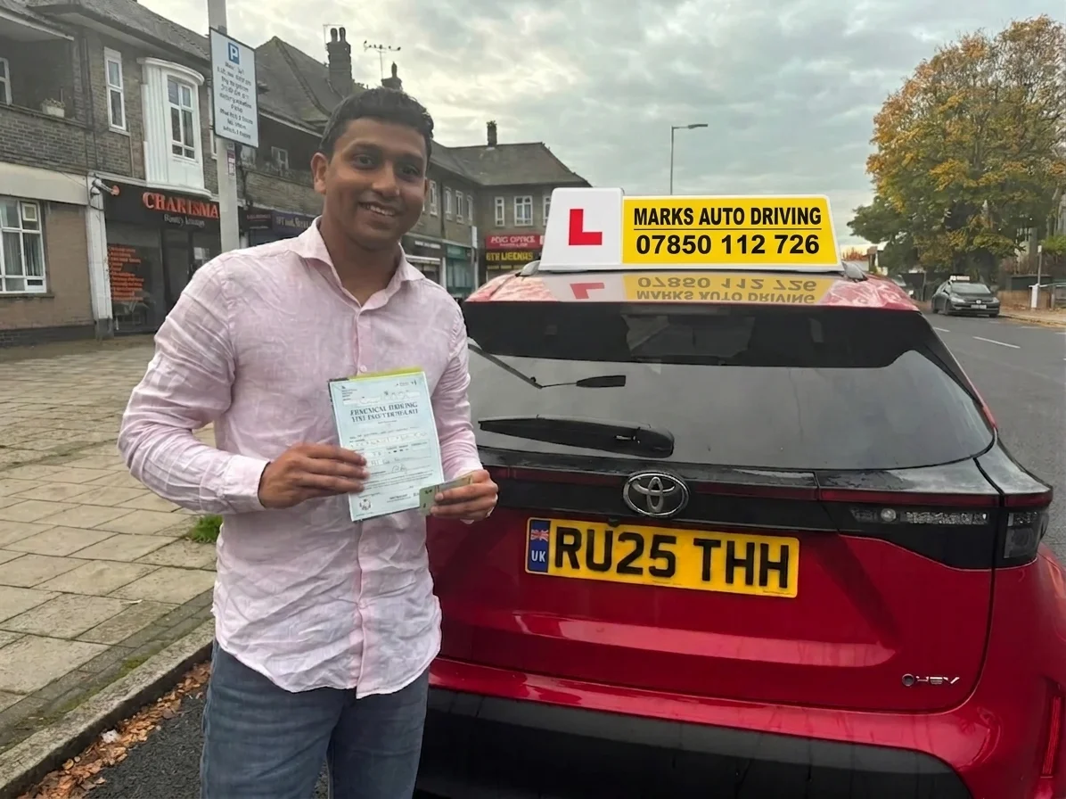 Olivia who passed their driving test in Chingford